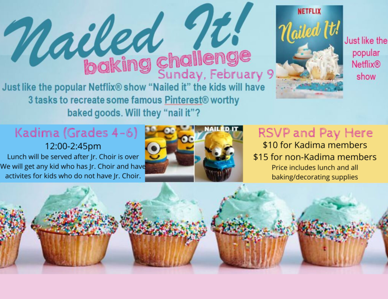 Banner Image for Nailed It! Baking Challenge for Kadima 