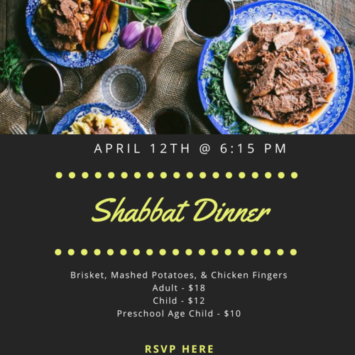 Banner Image for Religious School Shabbat Dinner